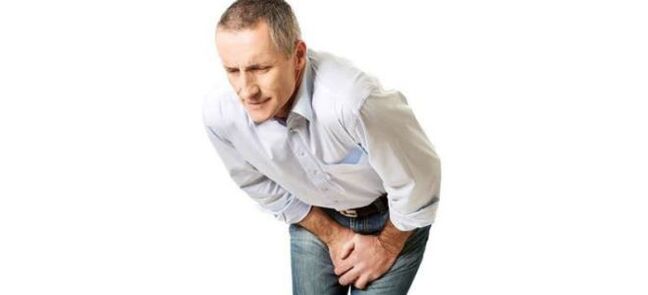 Pijn in het perineum bij een man is een teken van prostatitis